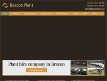 Tablet Screenshot of beaconplant.co.uk